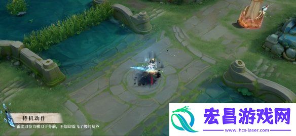 王者荣耀夏侯惇水墨武侠皮肤“霜北刀”演示公开