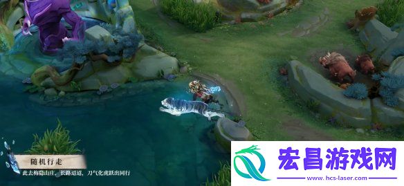 王者荣耀夏侯惇水墨武侠皮肤“霜北刀”演示公开