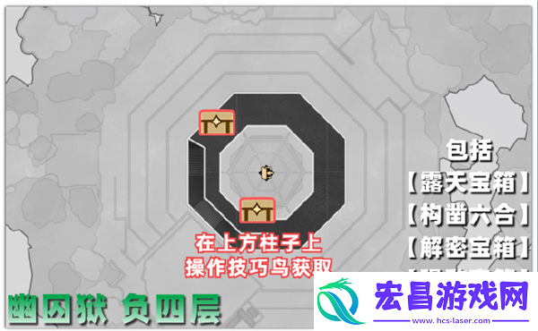 崩坏星穹铁道幽囚狱宝箱位置坐标安利