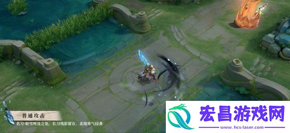 王者荣耀夏侯惇水墨武侠皮肤“霜北刀”演示公开