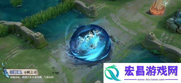 王者荣耀夏侯惇水墨武侠皮肤“霜北刀”演示公开