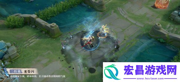 王者荣耀夏侯惇水墨武侠皮肤“霜北刀”演示公开