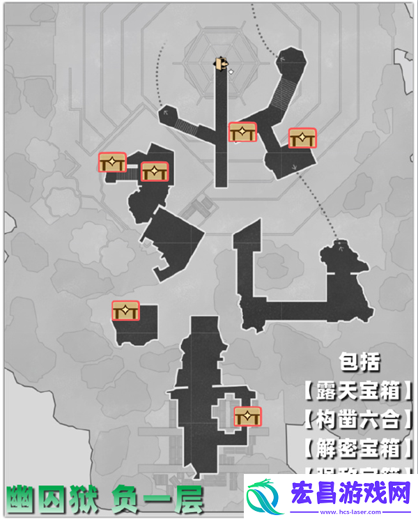 崩坏星穹铁道幽囚狱宝箱位置坐标安利