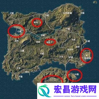 和平精英海岛信号枪刷枪点位置在哪
