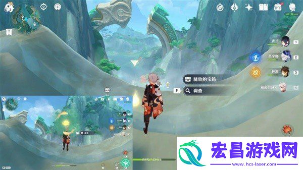 原神宝玦口山顶屏障解密领跑全教程