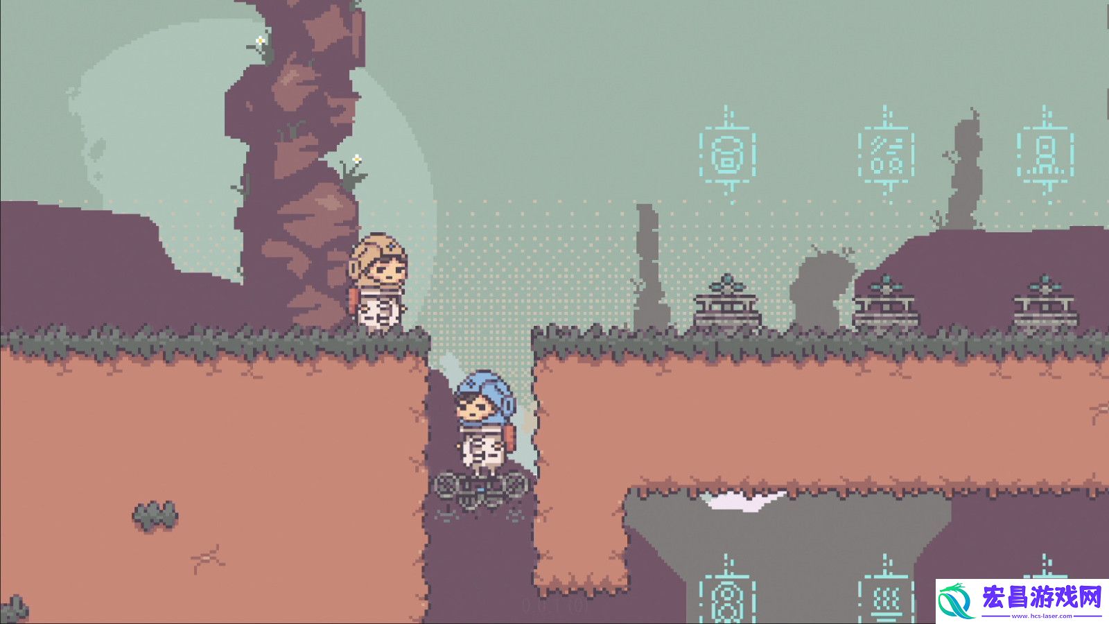 双人解谜冒险游戏不同的星球Steam页面