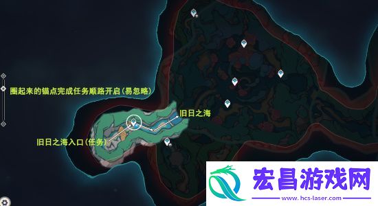 原神旧日之海锚点位置