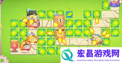 保卫萝卜4浪漫七夕第2关过关思路