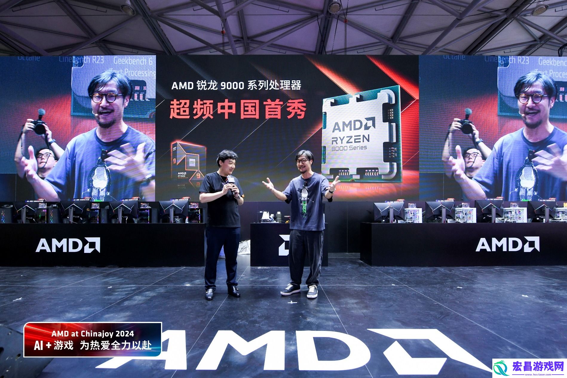 华硕X670E主板助AMD9000超频燃爆CJ2024