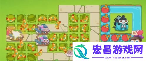 保卫萝卜4浪漫七夕第3关通关方法
