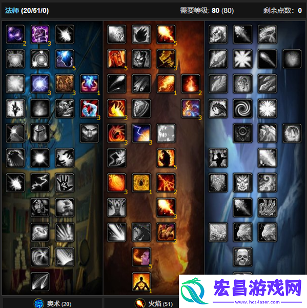 wlk火法天赋雕文