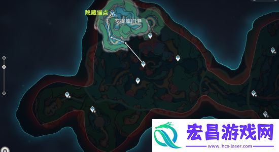 原神旧日之海锚点位置