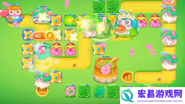 保卫萝卜4绿野奇缘第四十三关怎么过