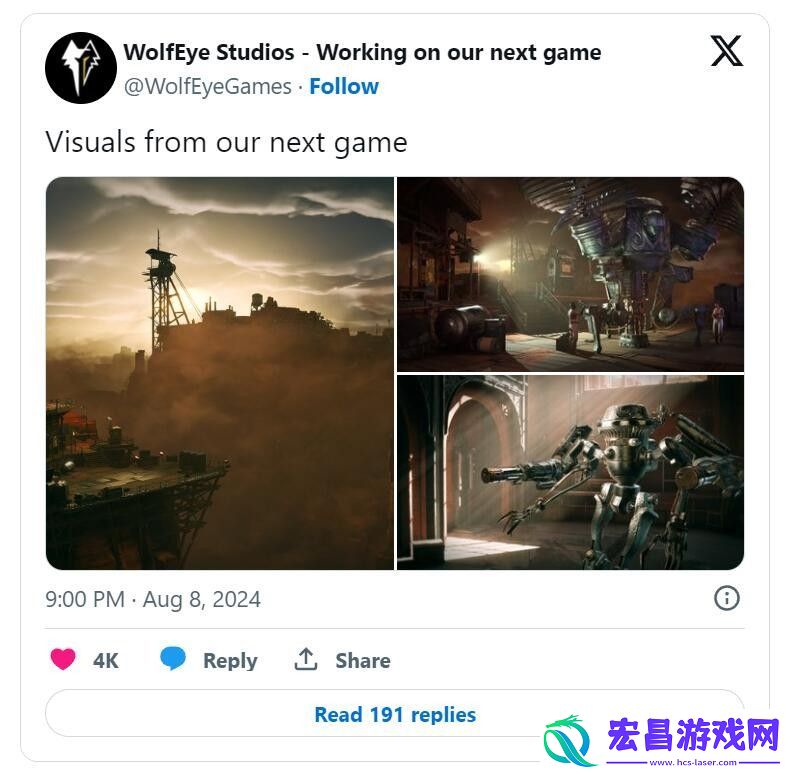 期待！诡野西部开发商WolfEye工作室揭露新作截图