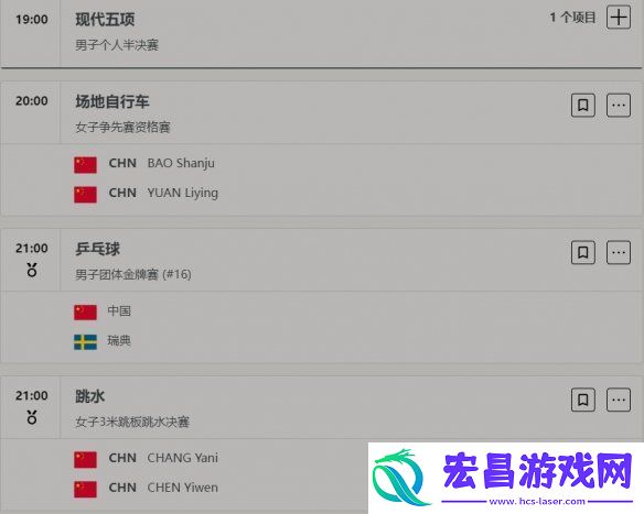 巴黎奥运会8月9日赛程