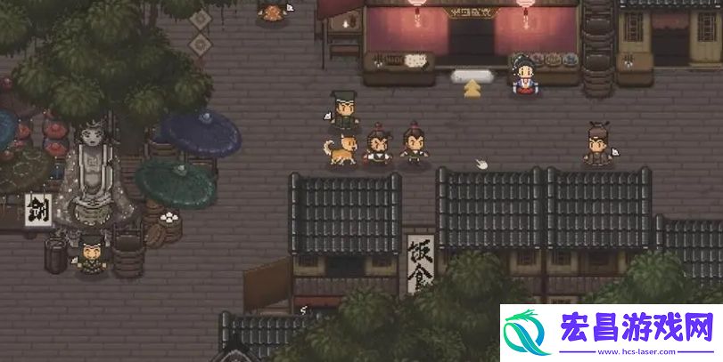 大江湖之苍龙与白鸟是像素风吗