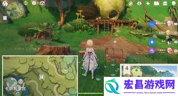 原神森林书藏宝图地点位置介绍