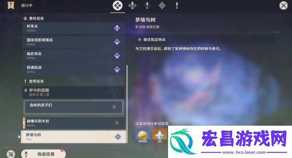 原神兰那罗的世界任务攻略