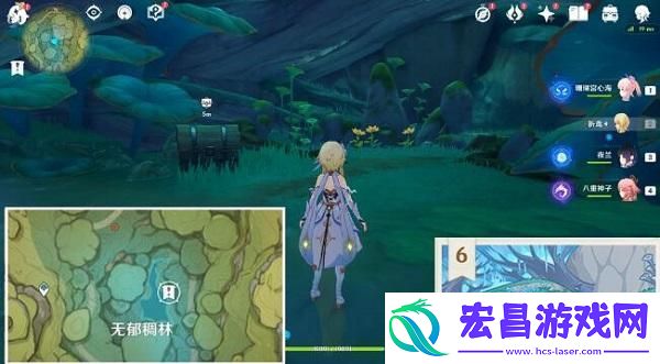 原神森林书藏宝图地点位置介绍