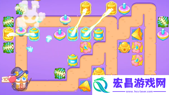 保卫萝卜4阿波与魔法宝藏第73关通关攻略