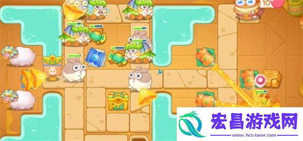 保卫萝卜4法老归来第25关攻略