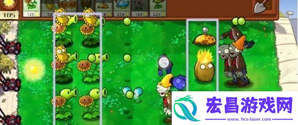 植物大战僵尸杂交版第三关怎么过