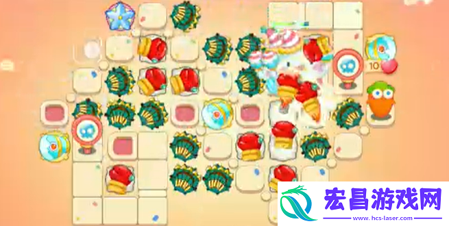 保卫萝卜3生日狂欢第五十六关怎么过