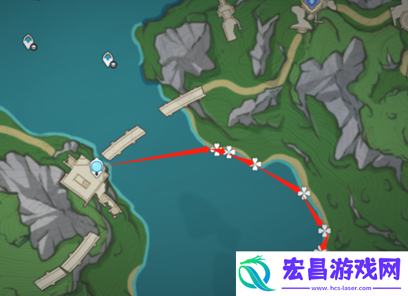原神幽光星星采集位置图