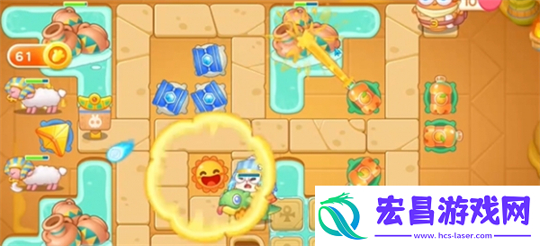保卫萝卜4法老归来第25关攻略