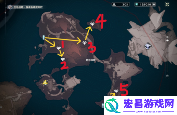 鸣潮北落野飞猎手位置