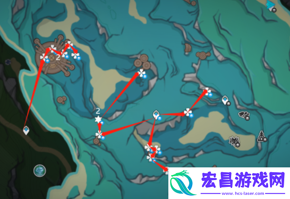 原神幽光星星采集位置图