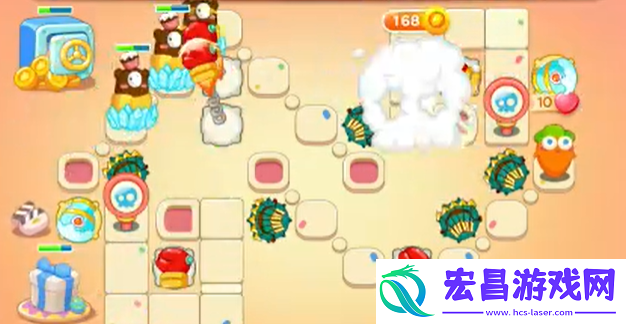 保卫萝卜3生日狂欢第五十六关怎么过