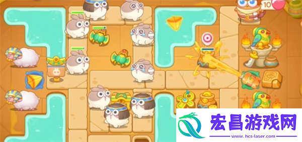 保卫萝卜4法老归来第25关攻略