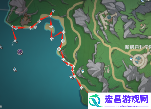 原神幽光星星采集位置图