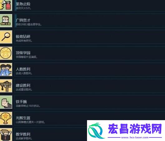 学院构想家全成就列表