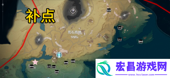 鸣潮荒石高地100%全收集攻略