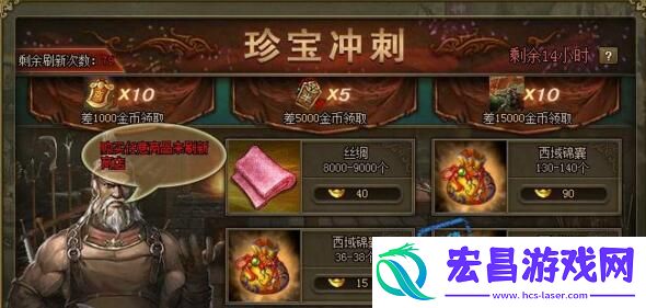 攻城掠地珍宝冲刺日常化收益分析