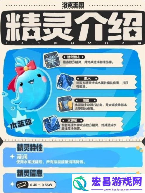 洛克王国手游水蓝蓝怎么样