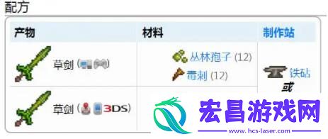 泰拉瑞亚草剑怎么样泰拉瑞亚草剑武器介绍一览