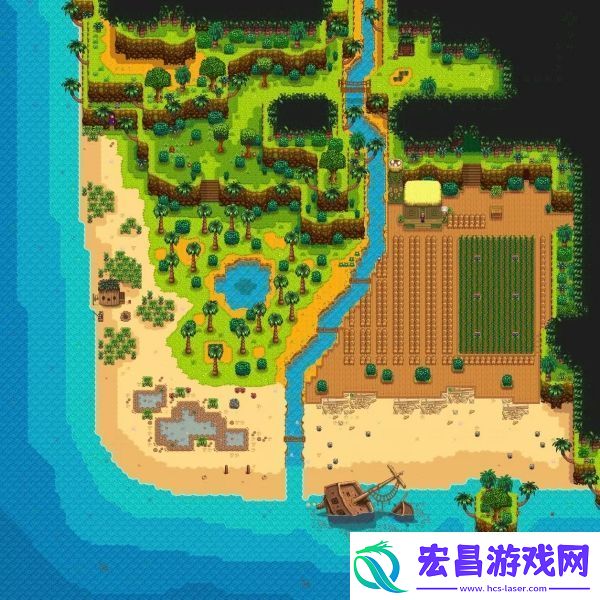 星露谷物语姜岛农场怎么布局