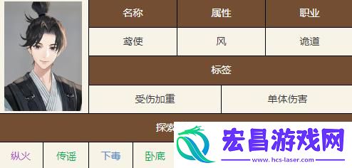 如鸢鸢使技能是什么