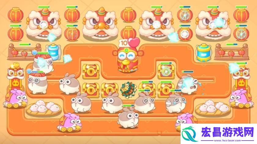 保卫萝卜4新春大集第14关通关攻略