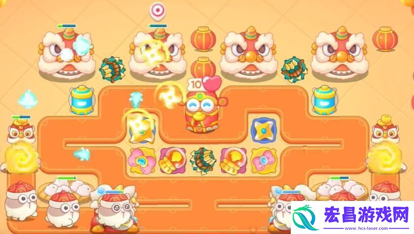 保卫萝卜4新春大集第14关通关攻略