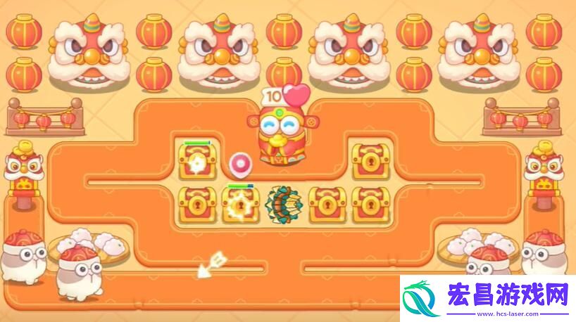 保卫萝卜4新春大集第14关通关攻略