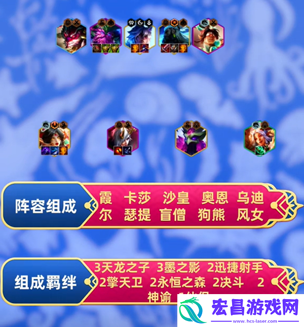 金铲铲之战s11最强阵容搭配推荐