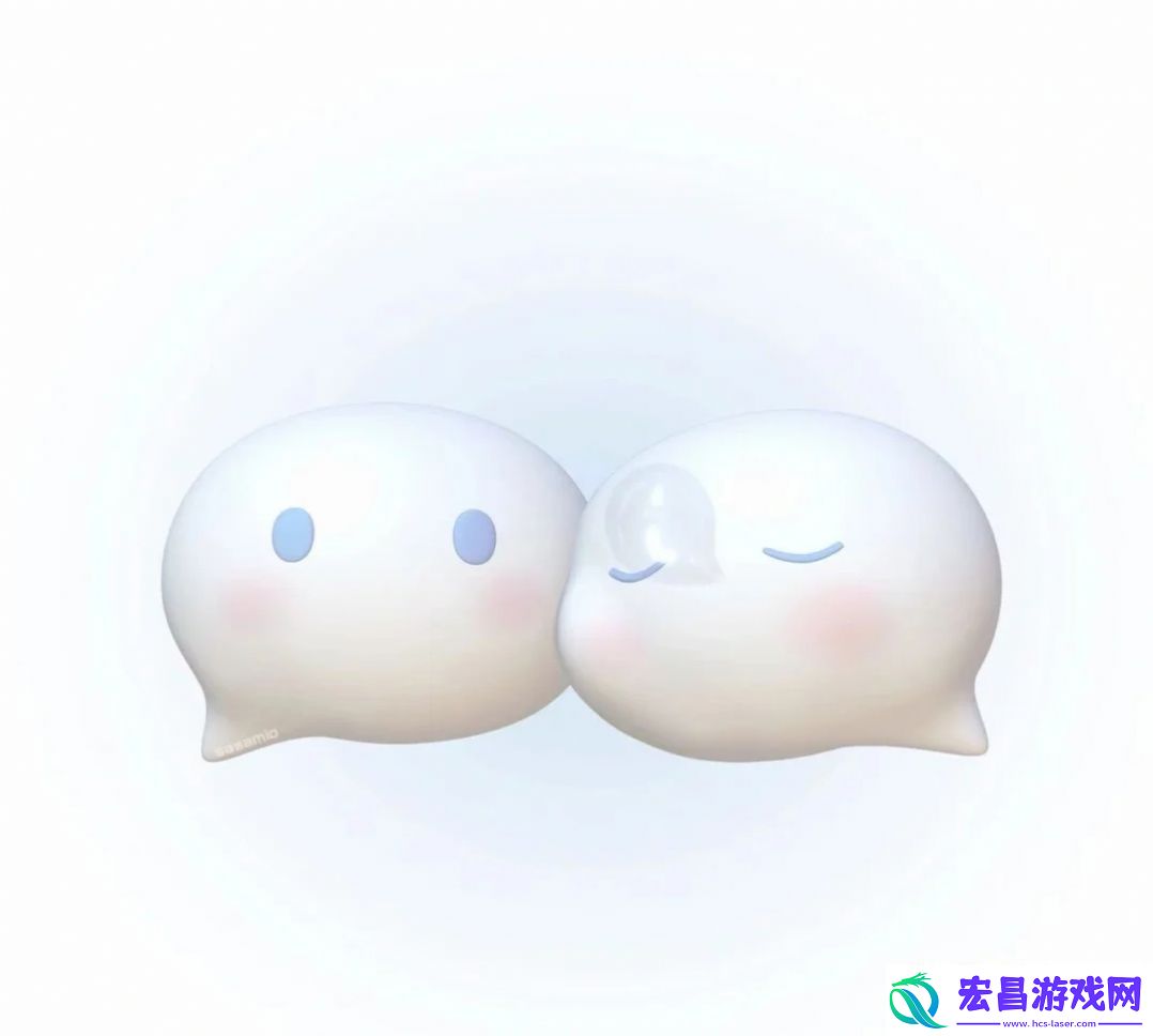 微信图标可爱版粉色蓝色黑白原图