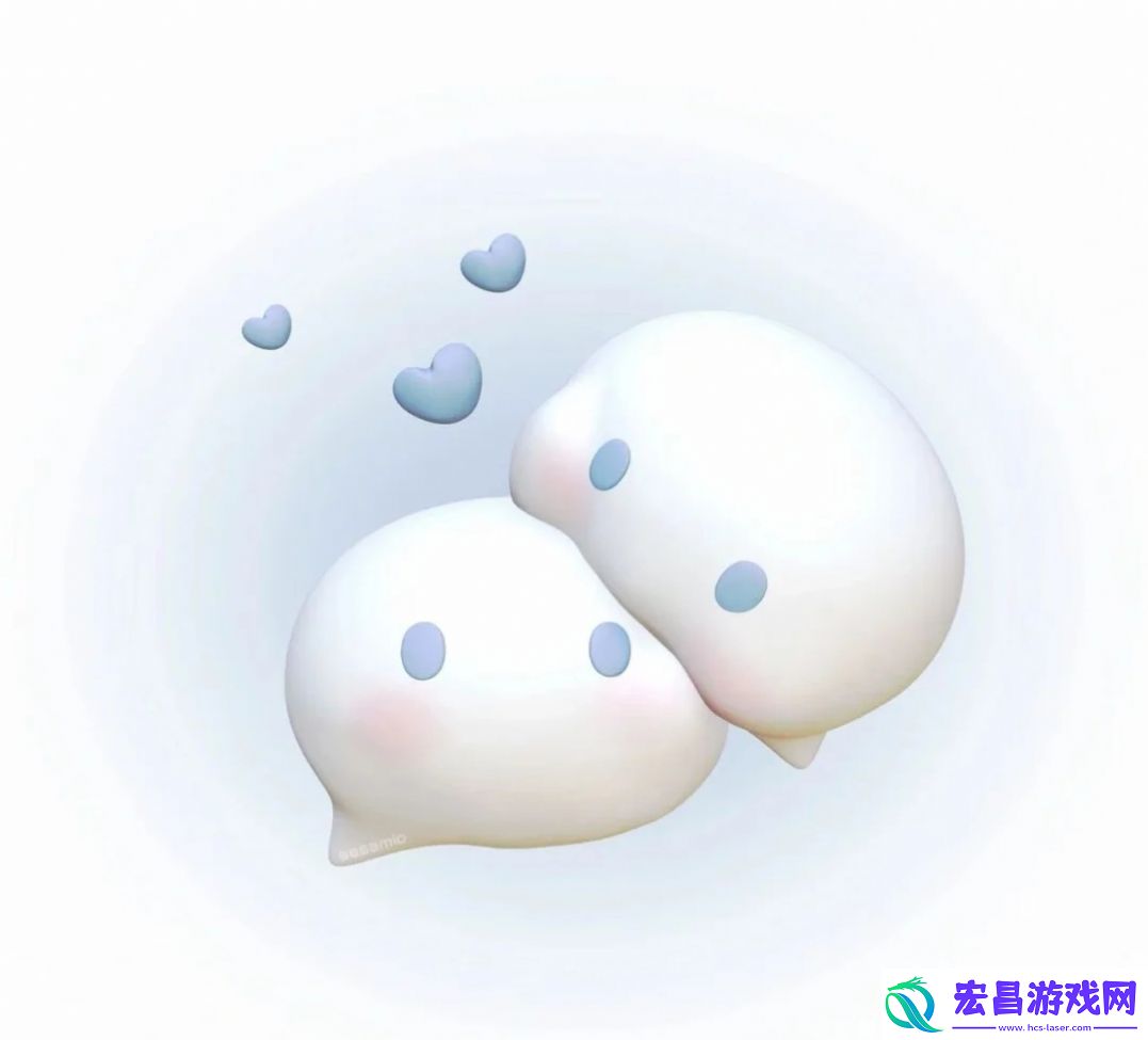 微信图标可爱版粉色蓝色黑白原图