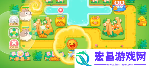 保卫萝卜4绿野奇缘第一关怎么过