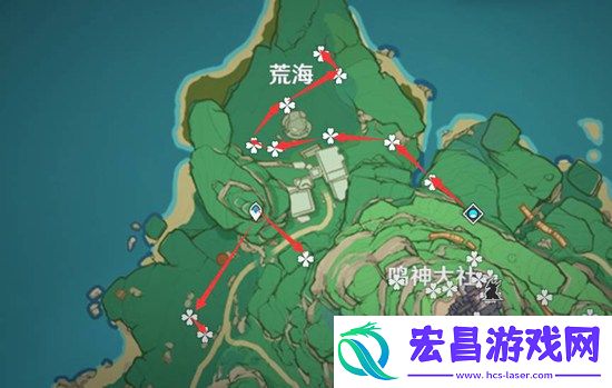 原神绯樱绣球位置在哪原神绯樱绣球位置讲解