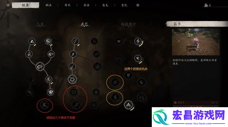 黑神话悟空前期技能怎么加点
